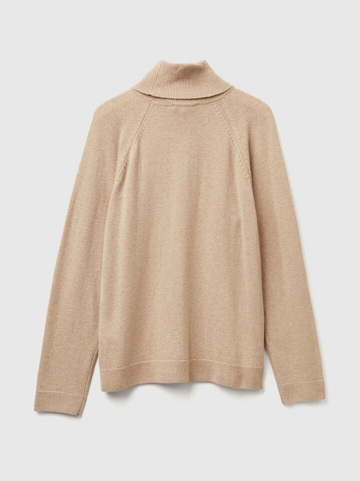 TURTLE NECK SWEATER Mulher image number 5